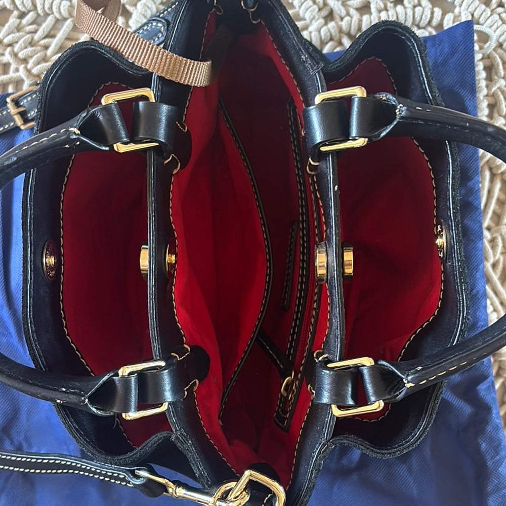 Dooney & Bourke Black Satchel with Structured Design - Picture 3 of 14